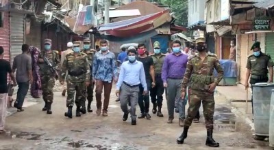 ভাঙ্গায় লকডাউন বাস্তবায়ন করতে সেনাবাহিনীর সহায়তায় প্রশাসনের ব্যাপক তৎপরতা